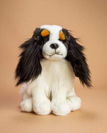 Tri-Colour King Charles Spaniel soft toy dog gift - Send a Cuddly