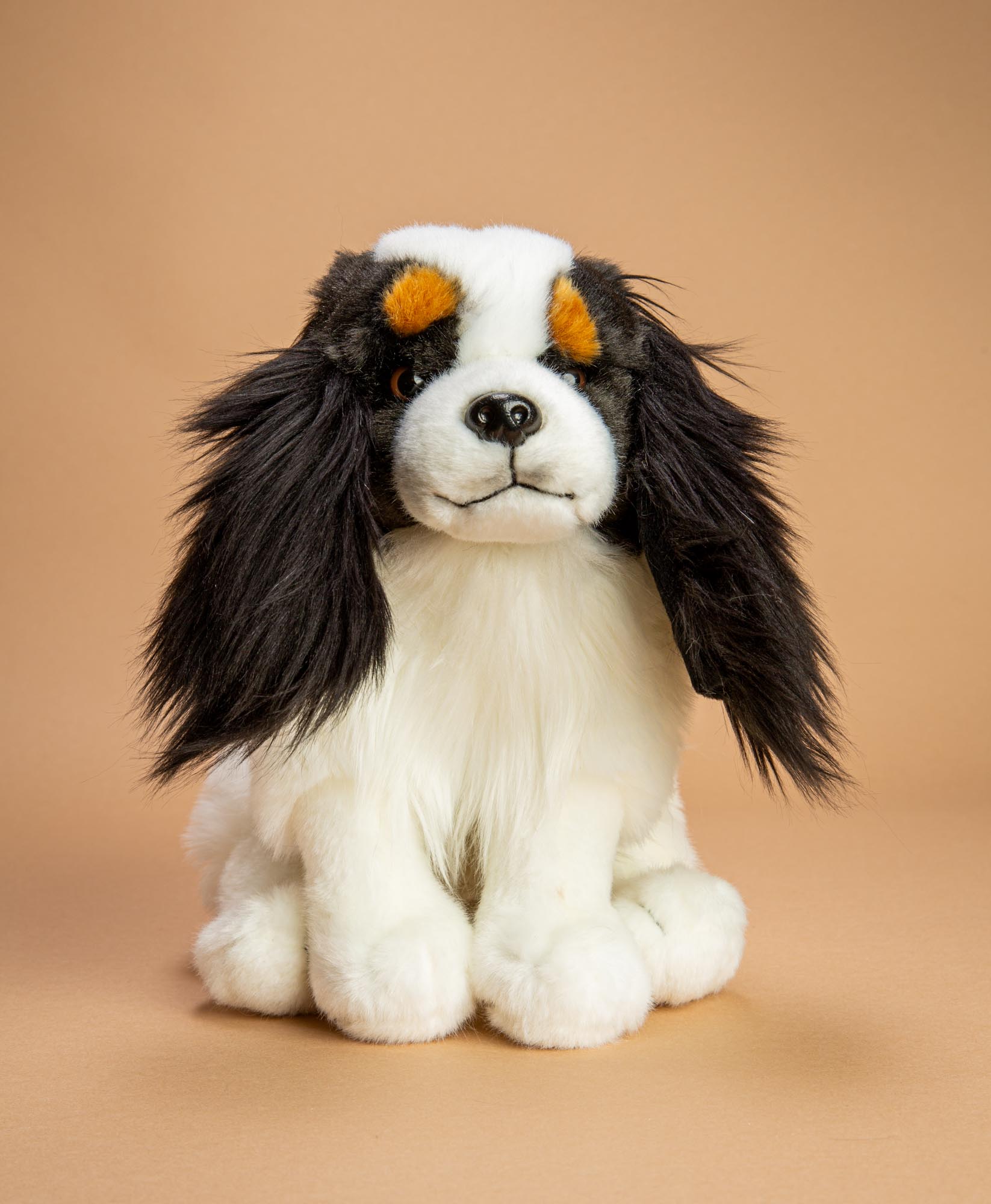 6.5" Tri-colour Cavalier King Charles Spaniel teddy plush toy dog soft toys dogs 