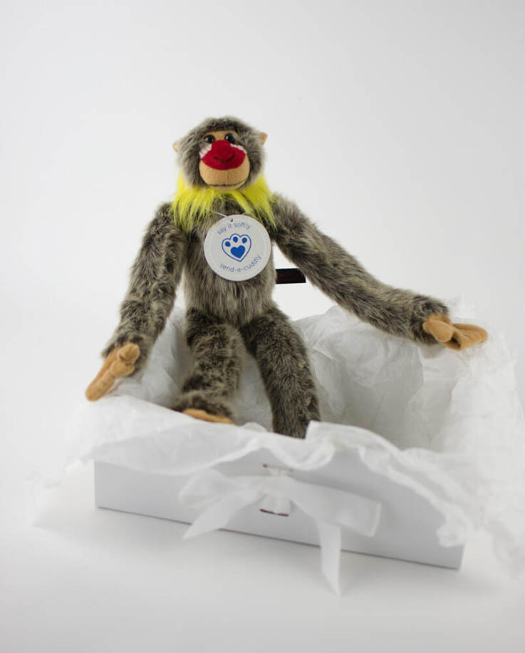 baboon soft toy