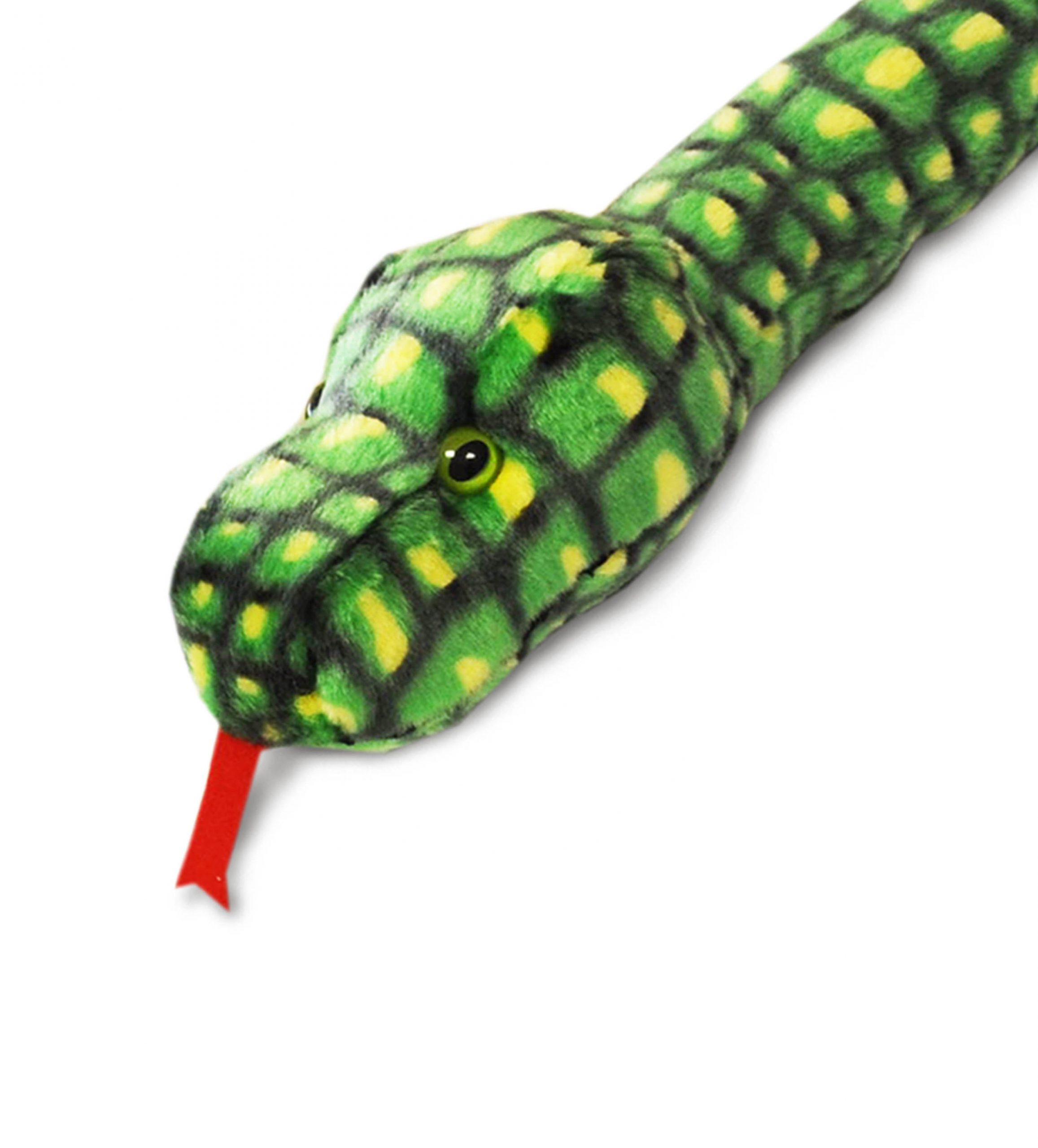 Snazzy Green and Yellow Snake Soft Toy Snake Gift Idea