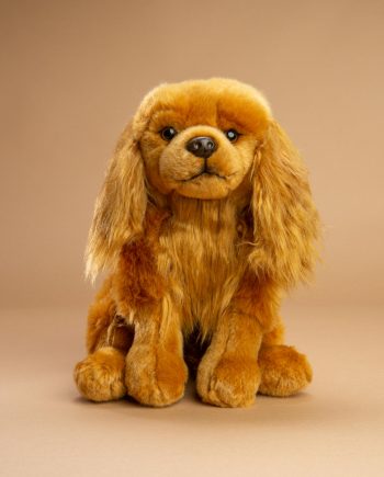 Cavalier Ruby King Charles Spaniel dog soft toy gift - Send a Cuddly