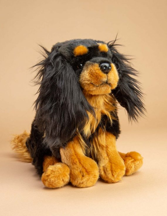 Black and Tan King Charles Spaniel soft toy gift - Send a Cuddly