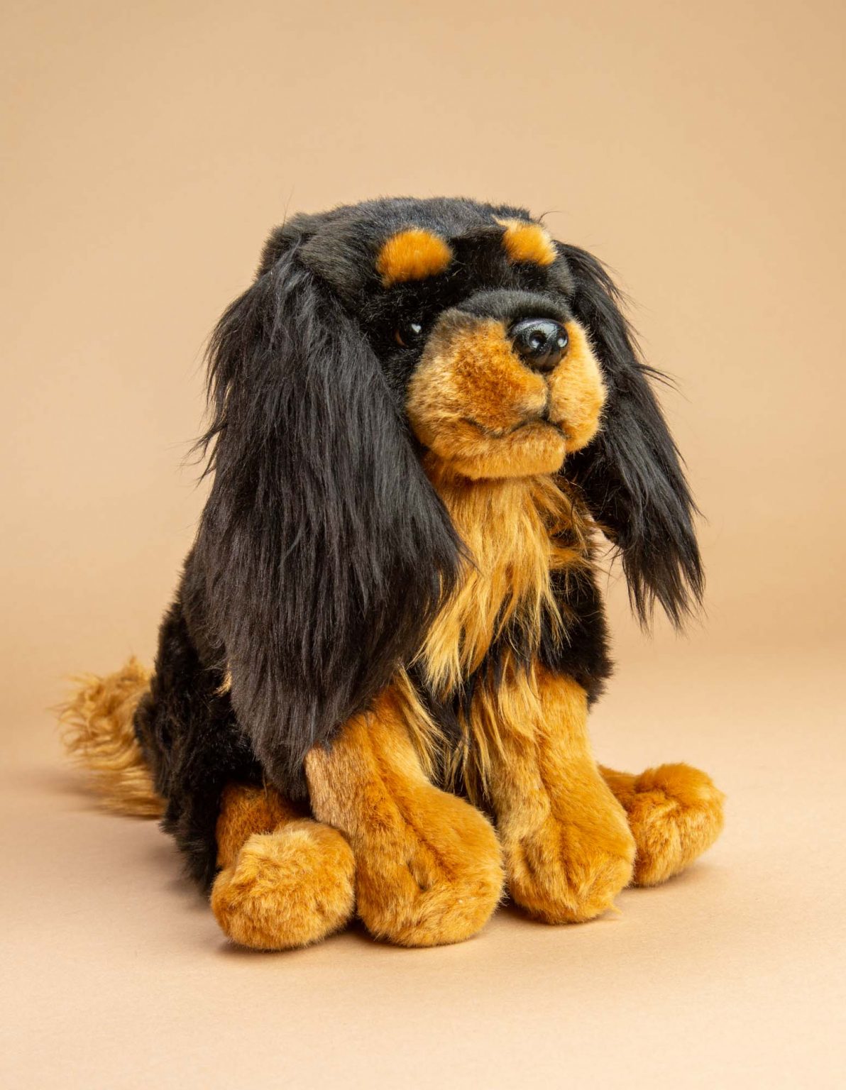 Black and Tan King Charles Spaniel soft toy gift - Send a Cuddly