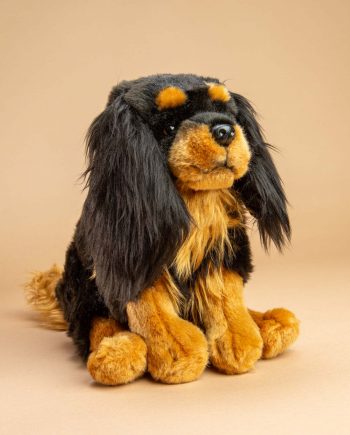 Black and Tan King Charles Spaniel soft toy gift - Send a Cuddly