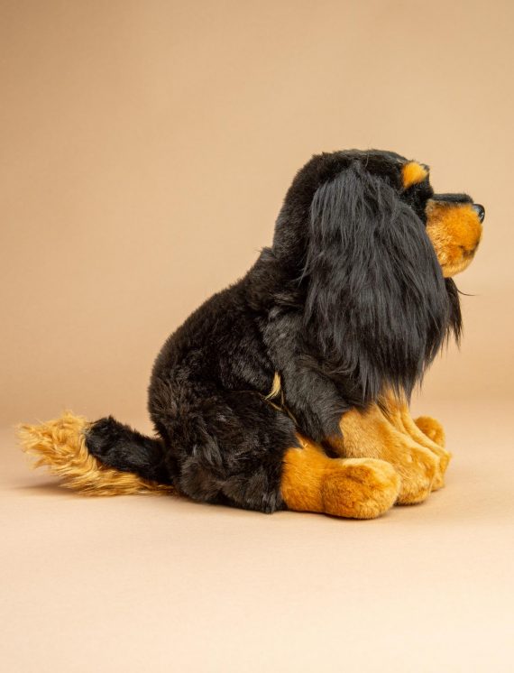 Black and Tan King Charles Spaniel soft toy gift - Send a Cuddly
