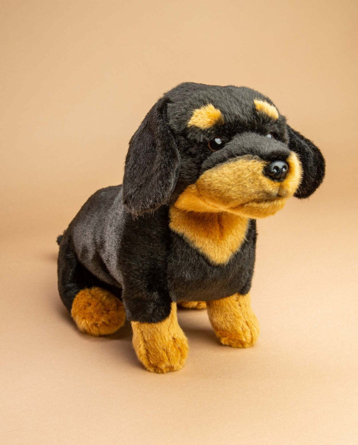 Black and Tan Dachshund Dog soft toy gift - Send a Cuddly