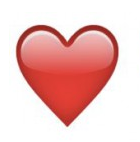 know your red heart emoji