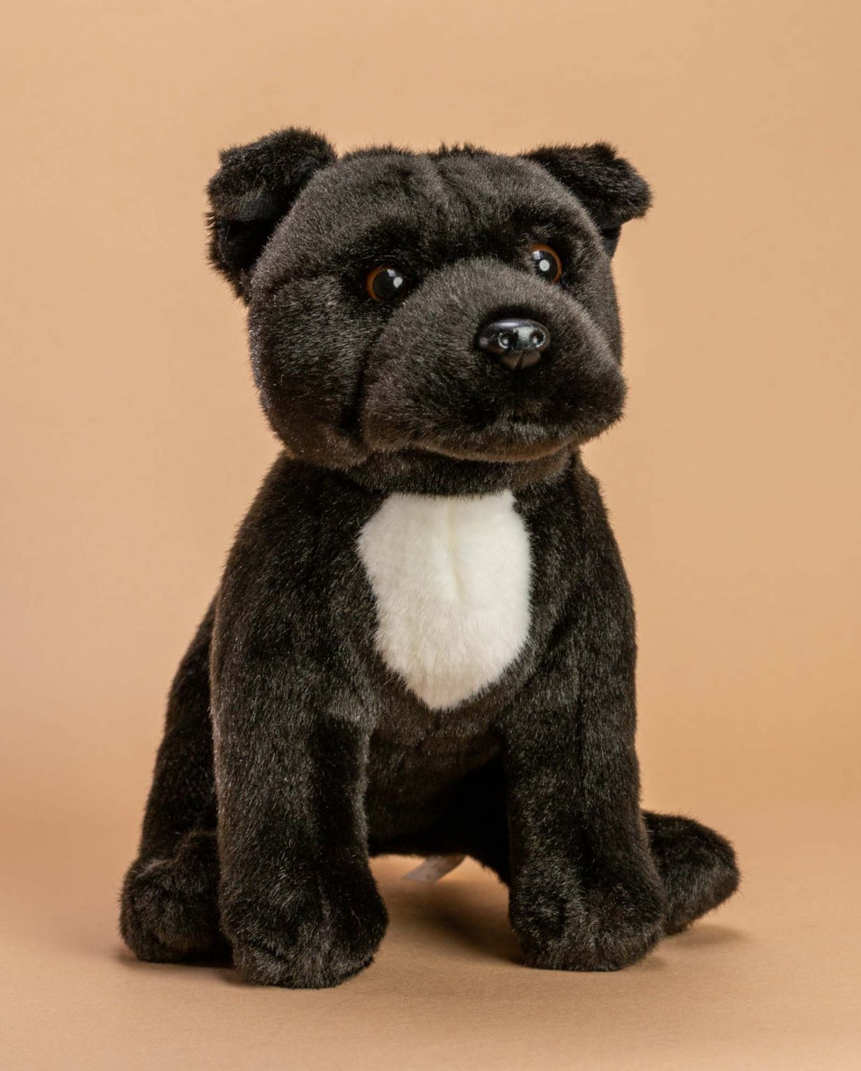 Black Staffordshire Bull Terrier Dog Soft Toy - Send a Cuddly
