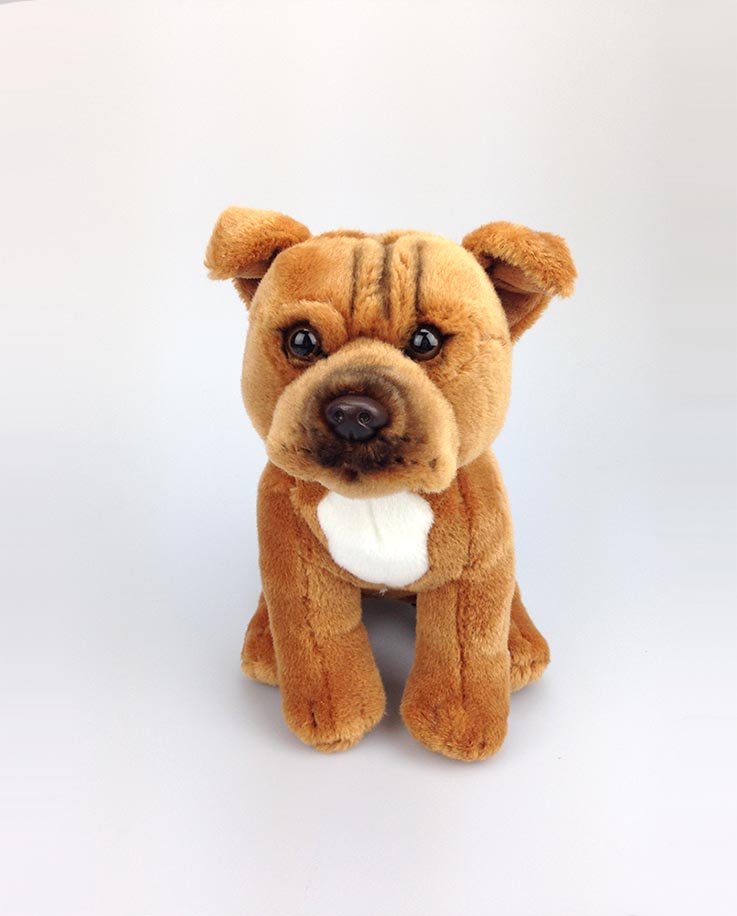 staffordshire bull terrier stuffed toy