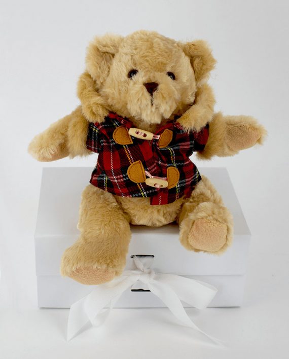 Musical Teddy Bear In Clan Tartan - Scotland-The Brave Piper, Made In Scotland 4 thumbnail image