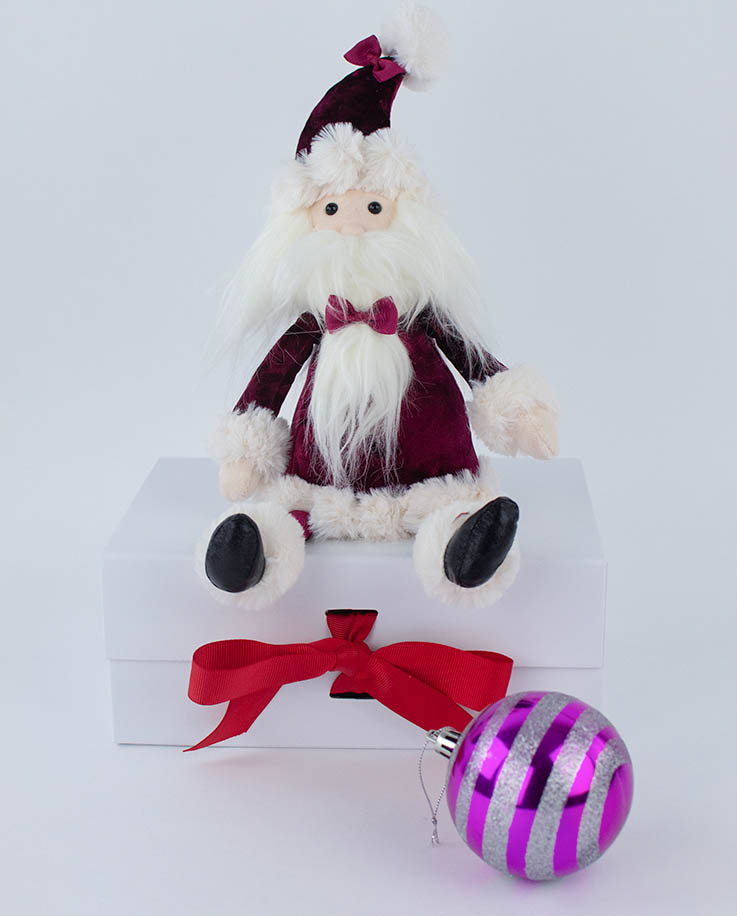 jellycat pink santa