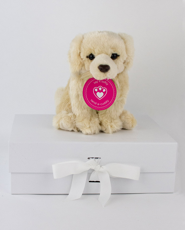 golden retriever soft toy uk