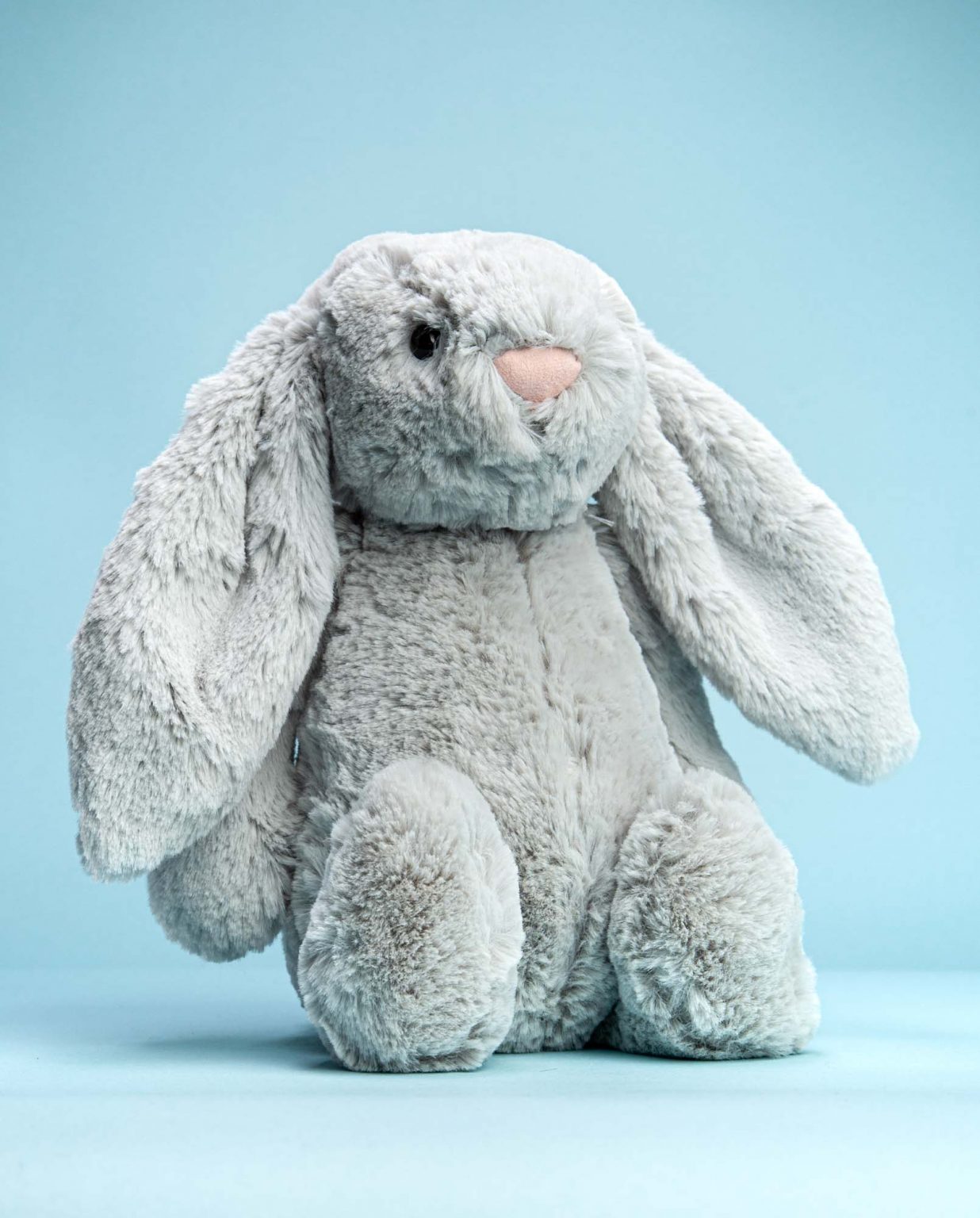Silver Grey Bunny Soft Toy - Send a Cuddly