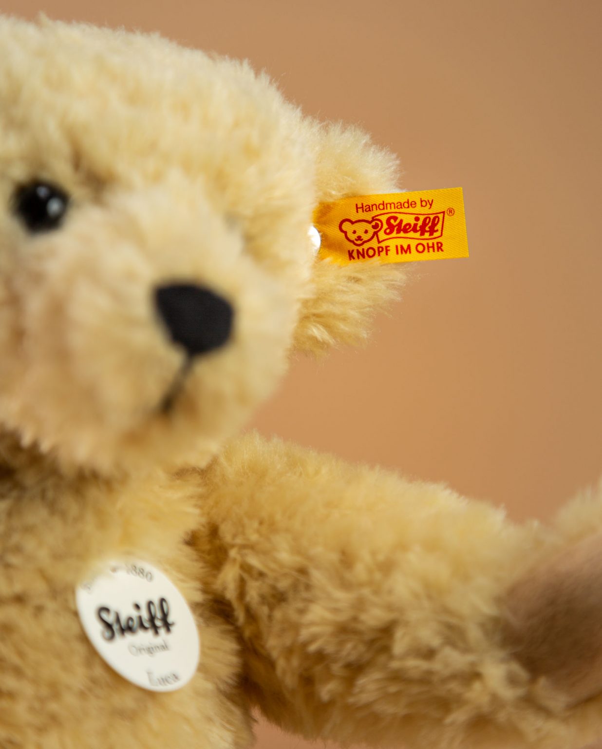 Steiff Luca Teddy Bear Soft Toy - Send a Cuddly