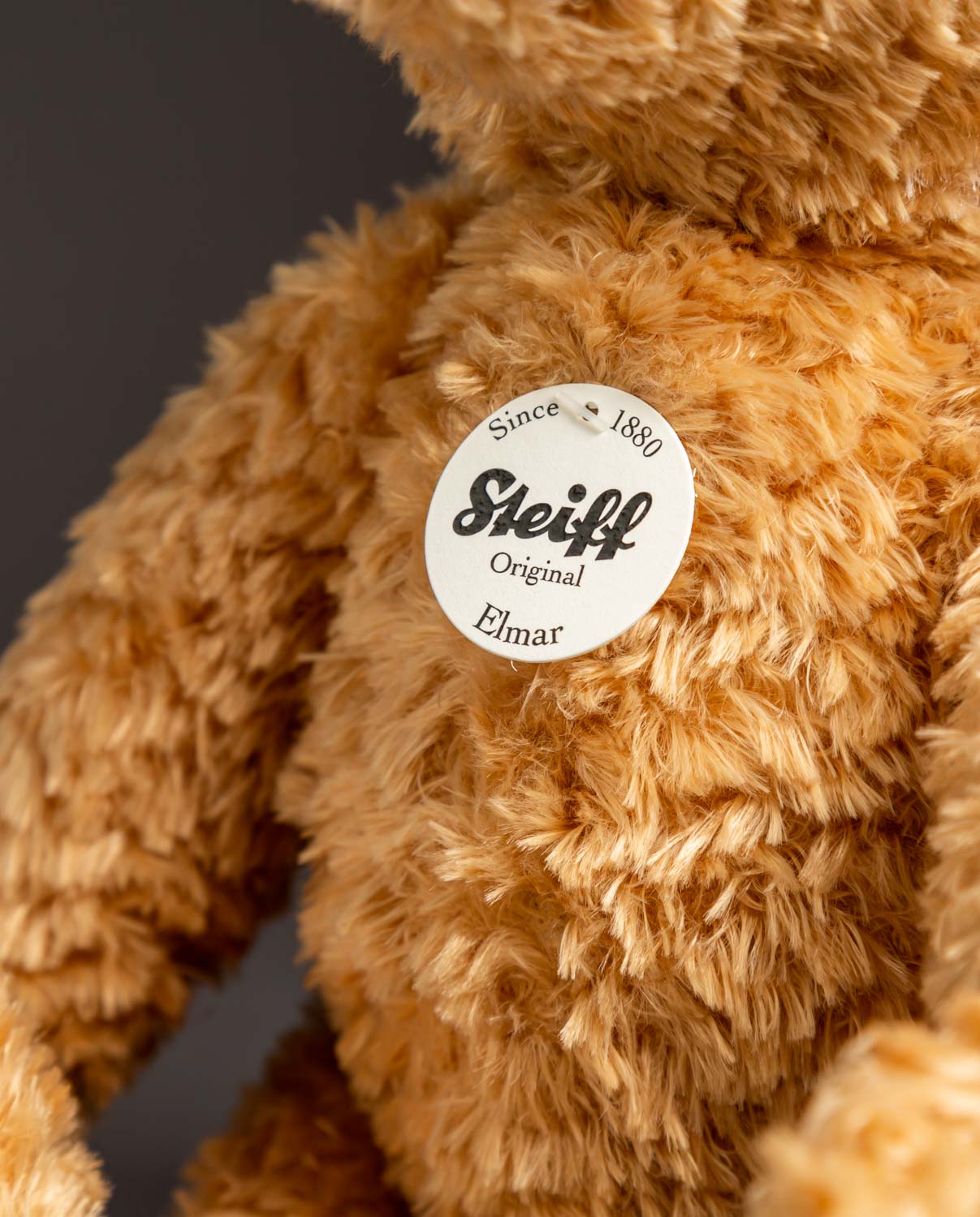 Steiff Elmar Cuddly Soft Plush Teddy Bear, Golden Brown, M