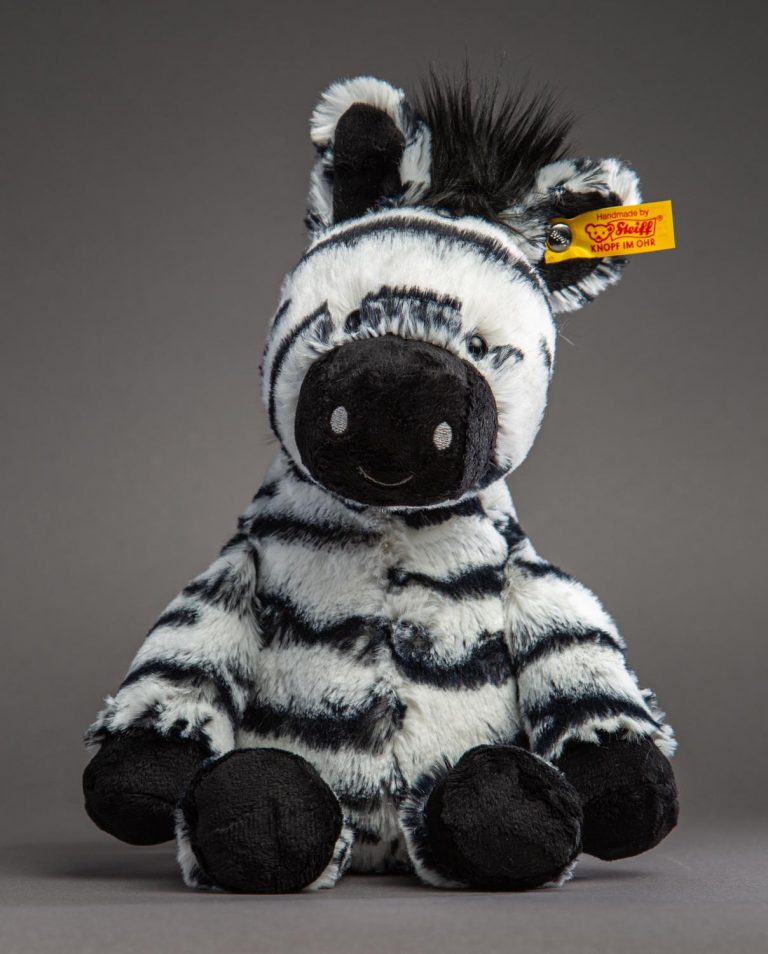 Cuddly Zebra Soft Toy Suitable from Birth Say it softly Send a Cuddly