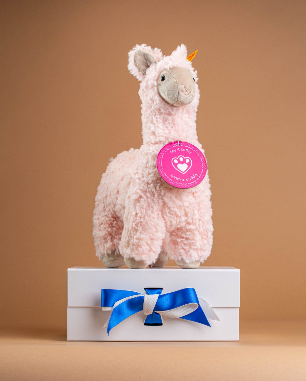 Steiff Luciana Llama - Pink - Send A Cuddly