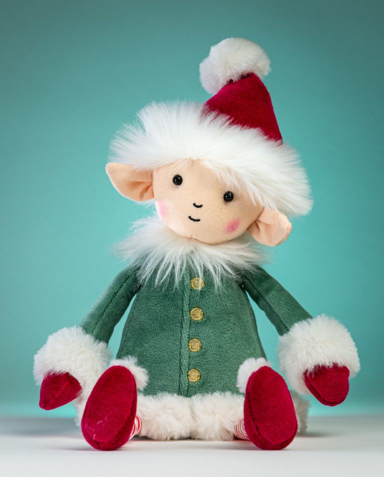 Jellycat Leffy Elf  Delivered Elf Soft Toy  Christmas Gift Delivery