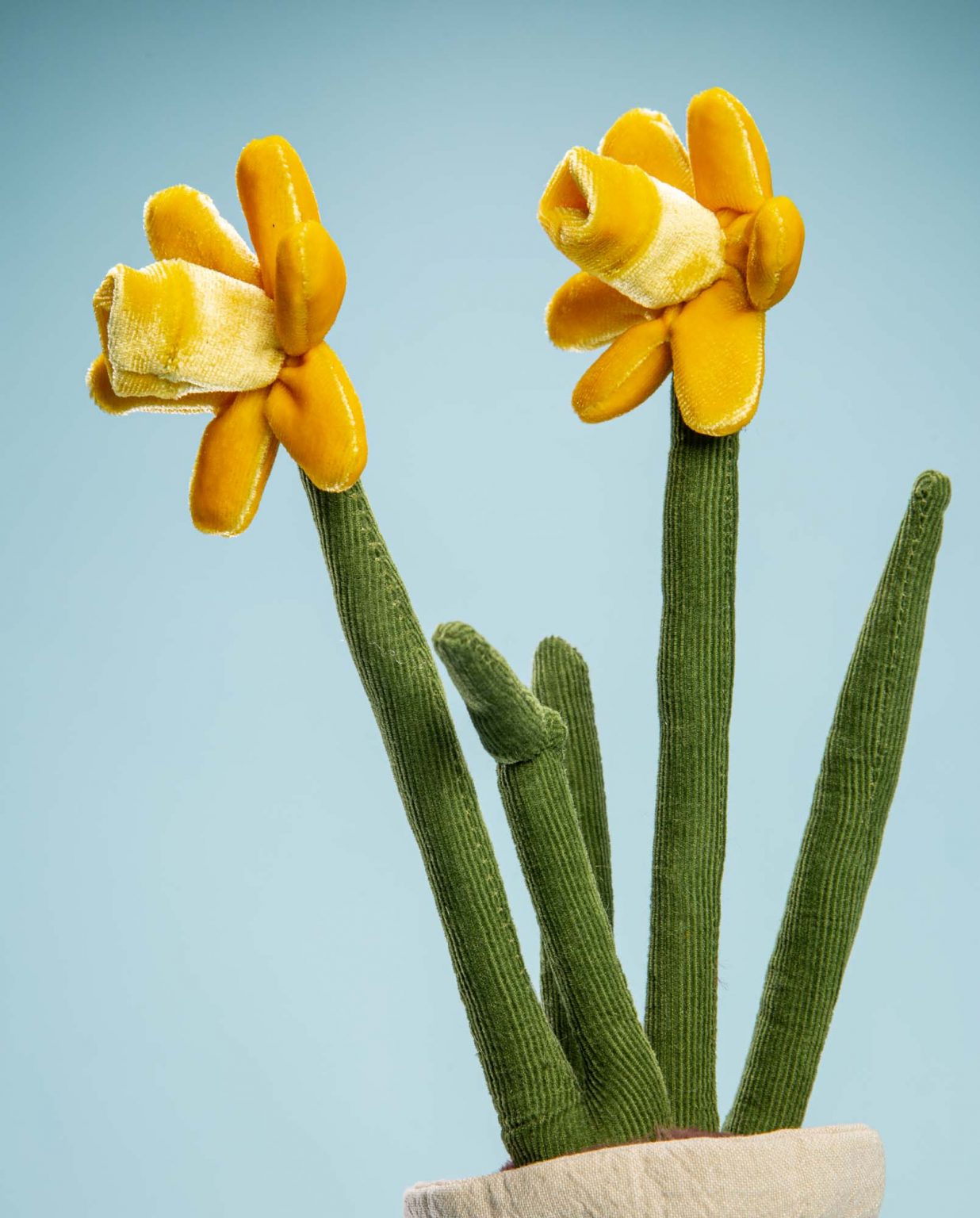 Daffodil flower soft toy gift