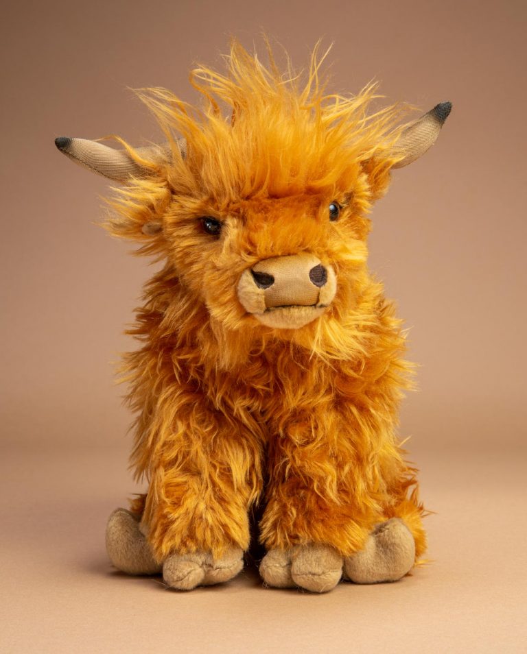 Handmade Highland Cow Scottish Soft Toy Gift Send a Cuddly