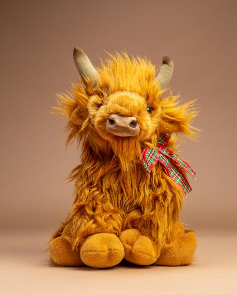 Handmade Highland Cow Scottish Soft Toy Gift Send a Cuddly