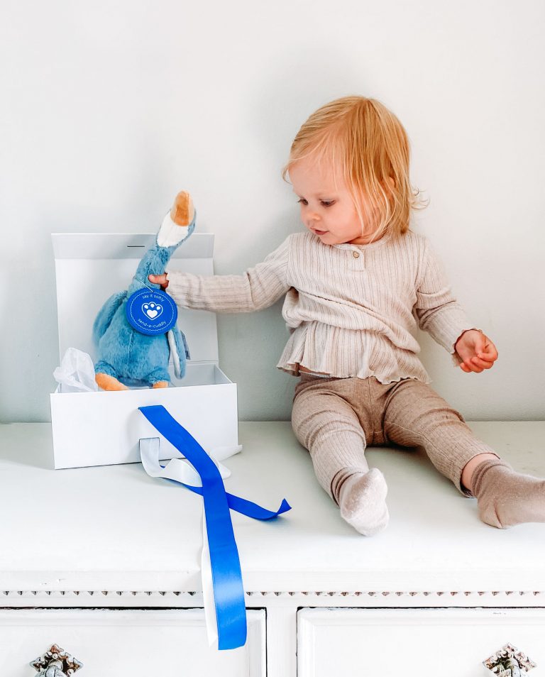 Jellycat Daisy Runner Duck Soft Toy Send a Cuddly with your message