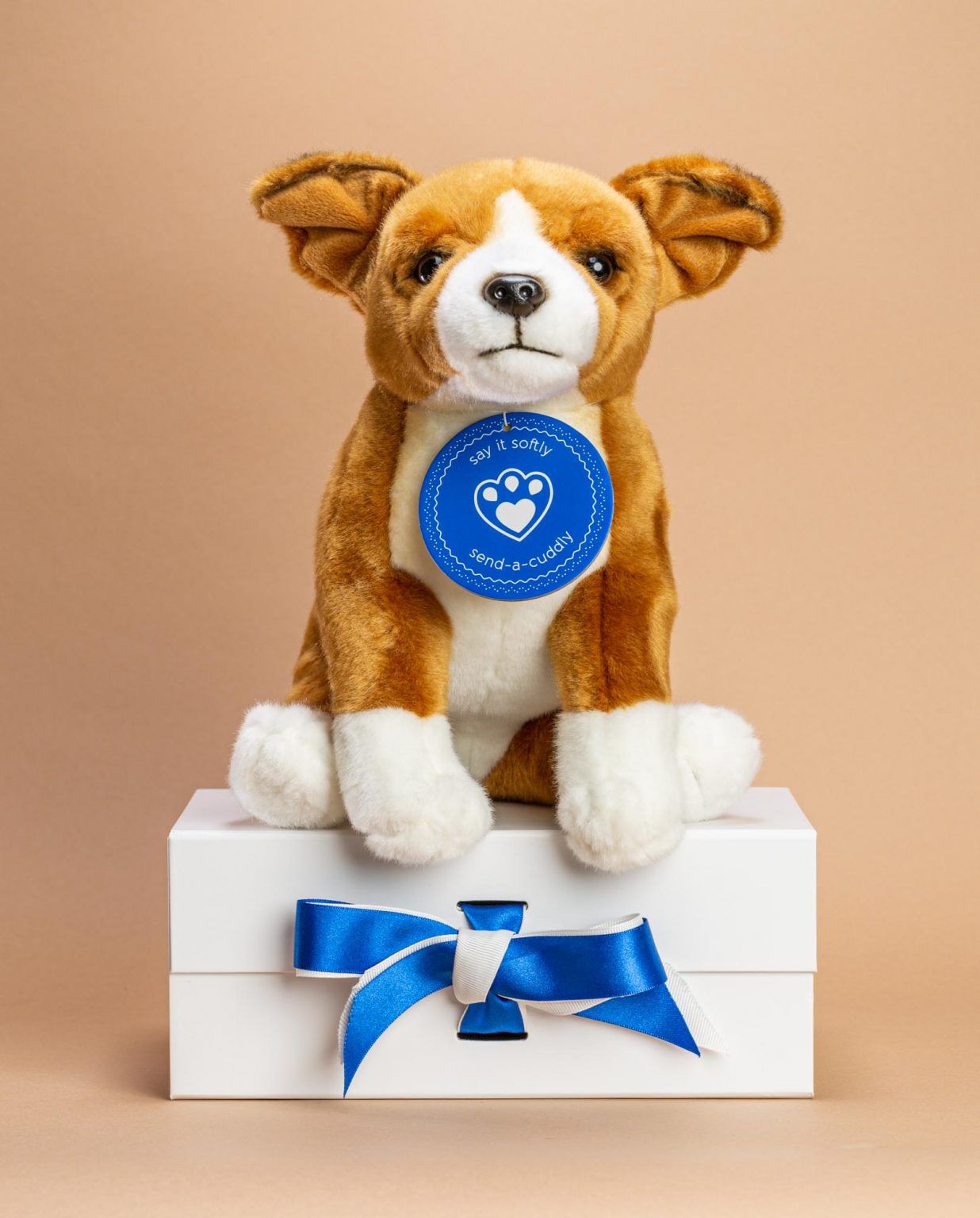Greyhound Dog Soft Toy Gift - Send a Cuddly