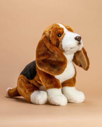 Bassett Hound Dog Soft Toy Gift - Send a Cuddly