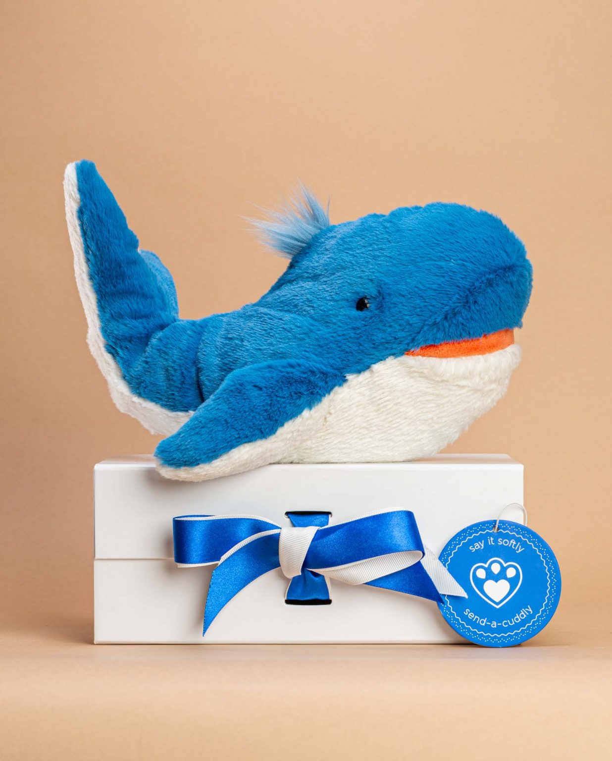 Blue Whale Soft Toy Gift - Send a Cuddly