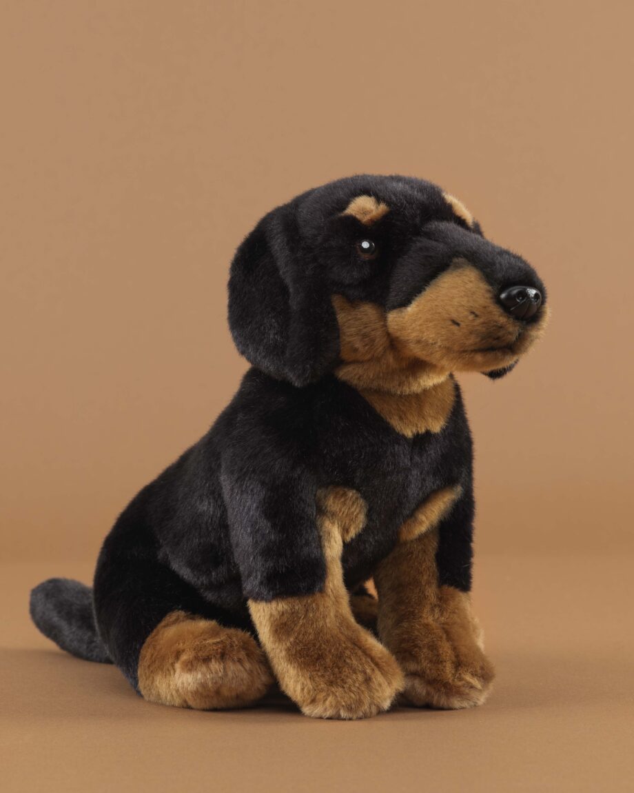 Doberman soft toy dog - send a cuddly