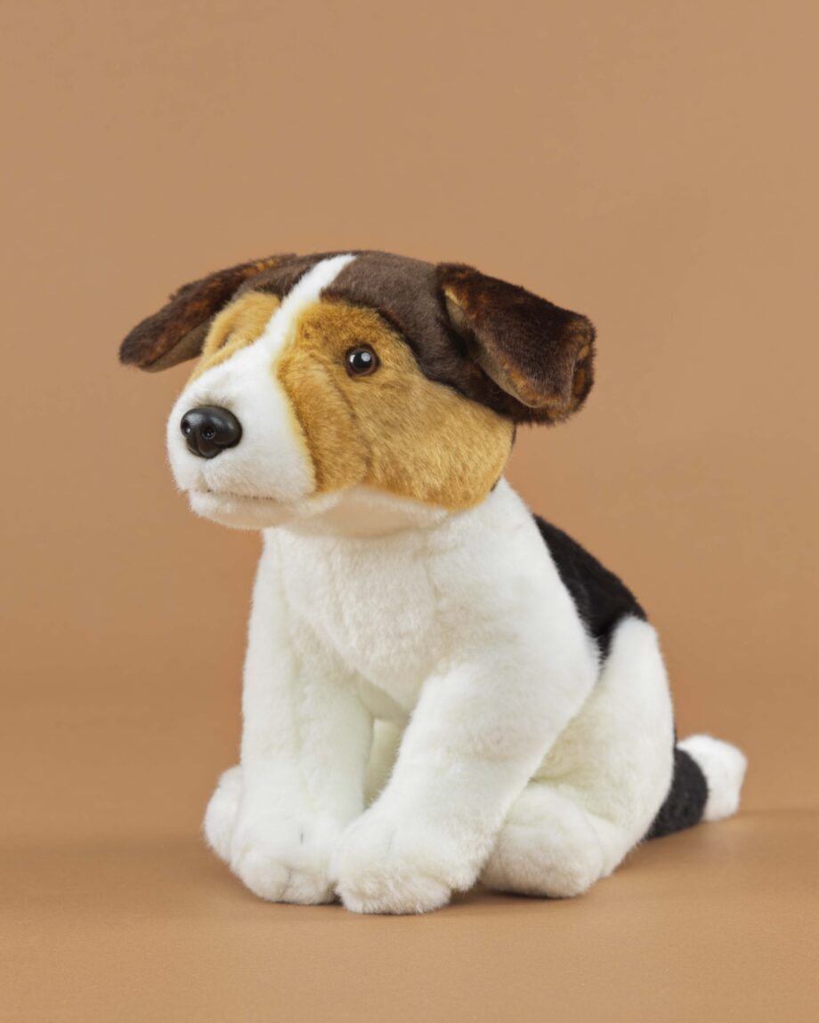 Jack Russell Tri colour soft toy dog - send a cuddly