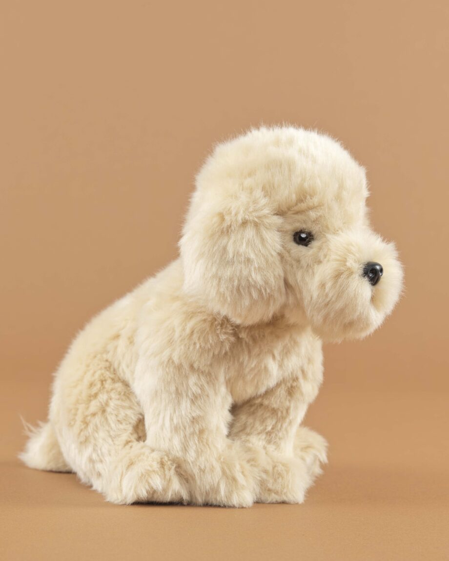 Labradoodle cream soft toy dog - send a cuddly