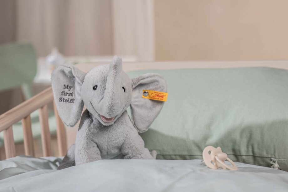 My First Steiff Elephant Teddy soft toy - send a cuddly