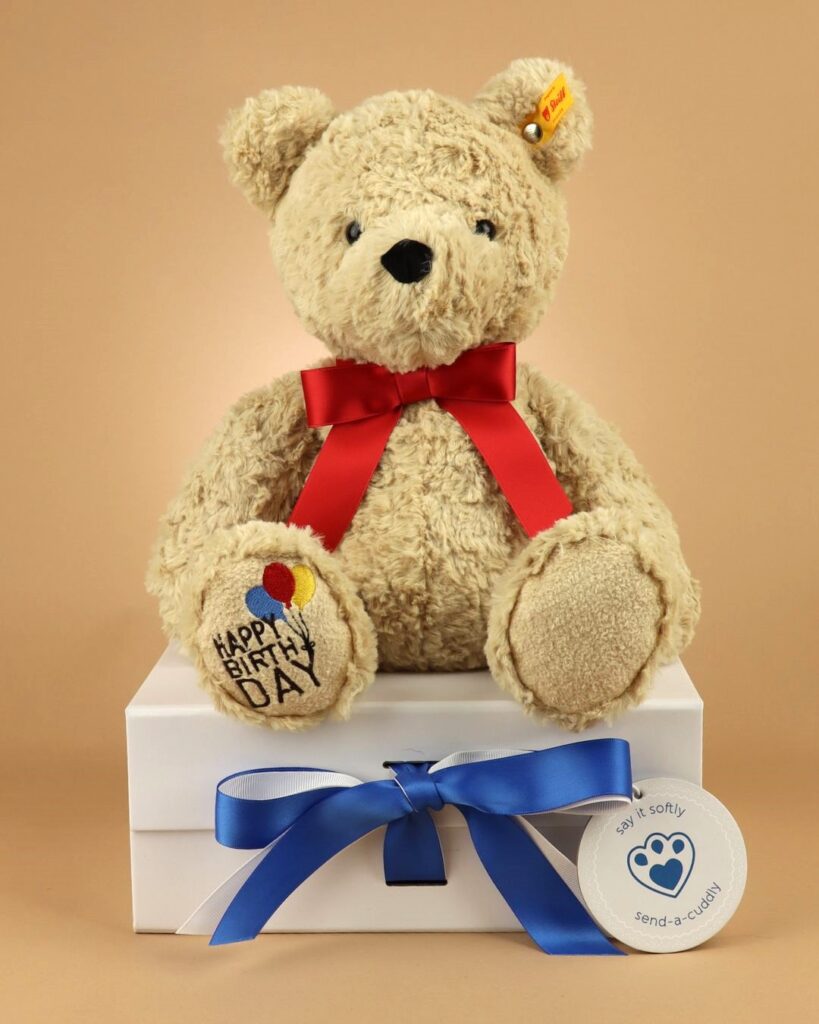 Happy Birthday Bear by Steiff | Perfect Collectable Teddy Bear Gift