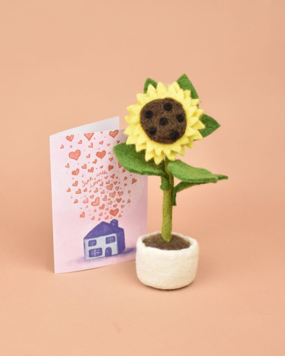 Felt Sunny Sunflower Cuddly