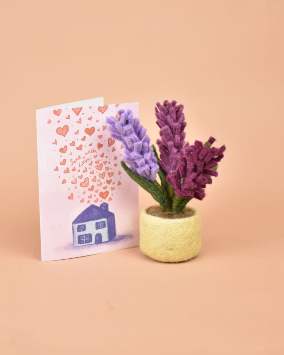 Cuddly Felt Potted Lavender