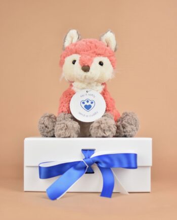 Snuggly Coral Fox Soft Toy
