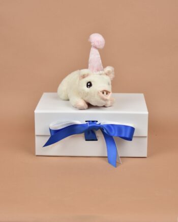 Party Pig with pink hat