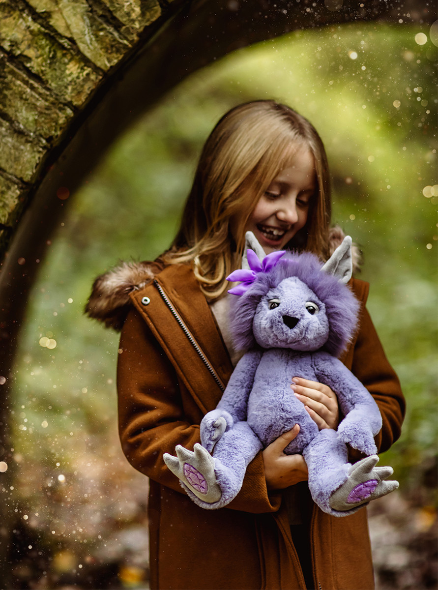 Amethyst Boo Soft Plush Toy Troll by Charlie bears